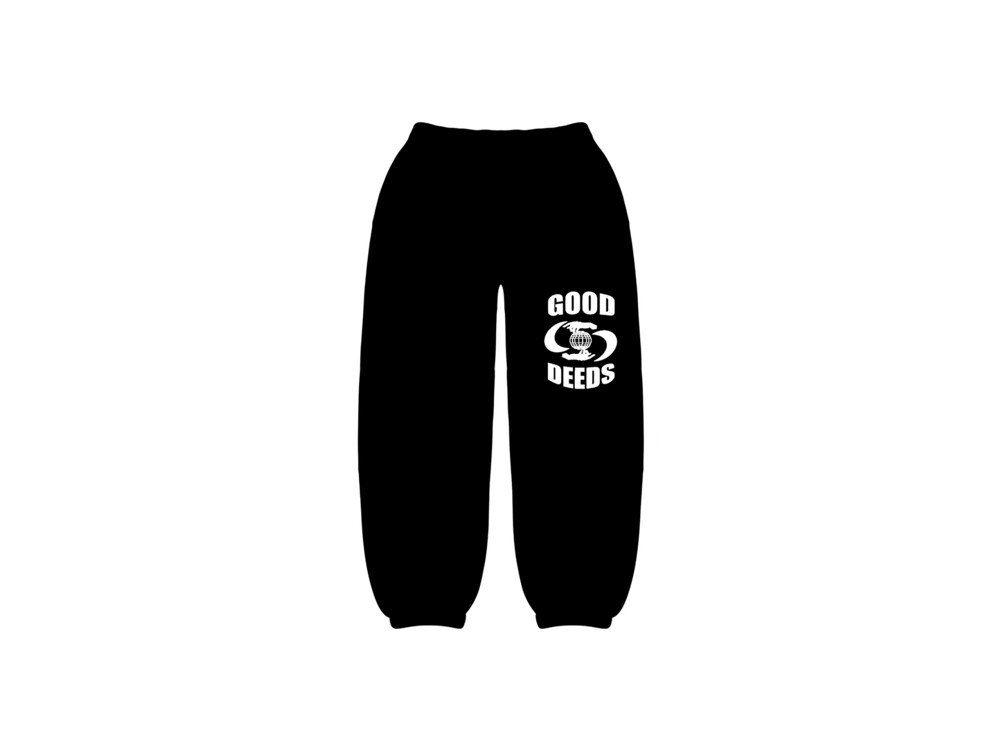 G*D iconic sweats black